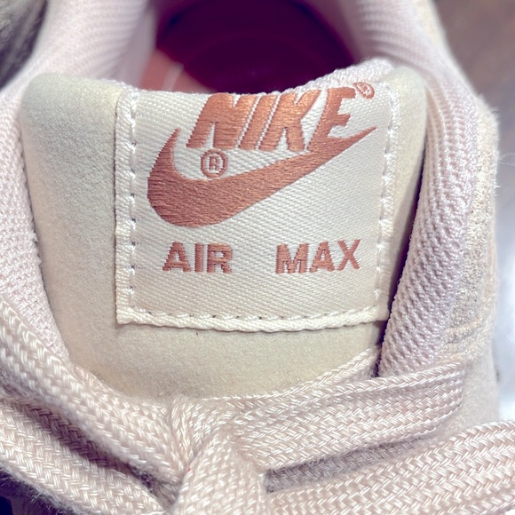 Nike Air Max Pink Suede Sneakers Size 6.5 ✨ Never worn! - Picture 3 of 6